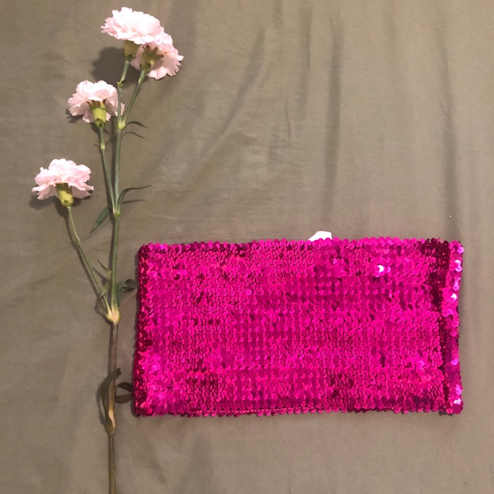 Sequin pink bandeau